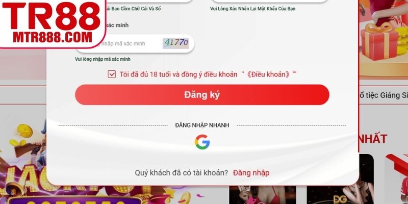 Yêu cầu về tuổi tham gia