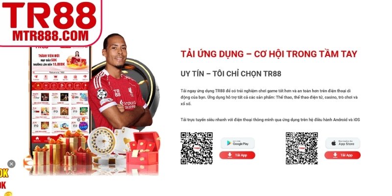 Tải app TR88 trên thiết bị IOS