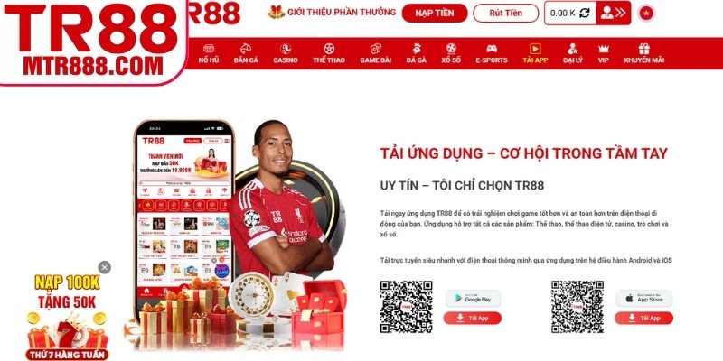 Tổng quan về ứng dụng TR88