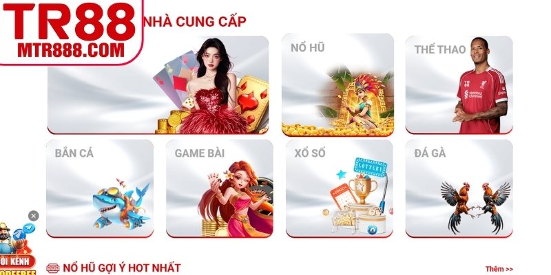 Danh mục trò chơi TR88 không thể bỏ qua
