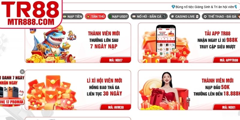 Bí quyết tận dụng ưu đãi TR88 như chuyên gia